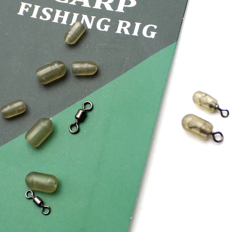 30 шт. аксессуары для ловли карпа поворотные Стопорные бусины анти-спутывающиеся