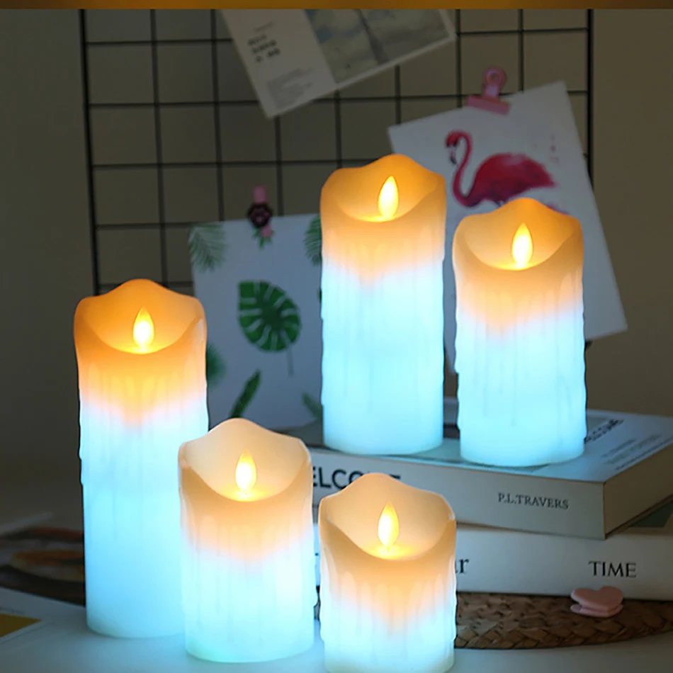 Беспроводная Электронная светодиодная свеча с дистанционным управлением
