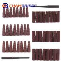 abrasive sandpaper grinding head 48pcs cone cylinder shaped mini sanding cone engine porting assortment kit with 2pcs 14shank