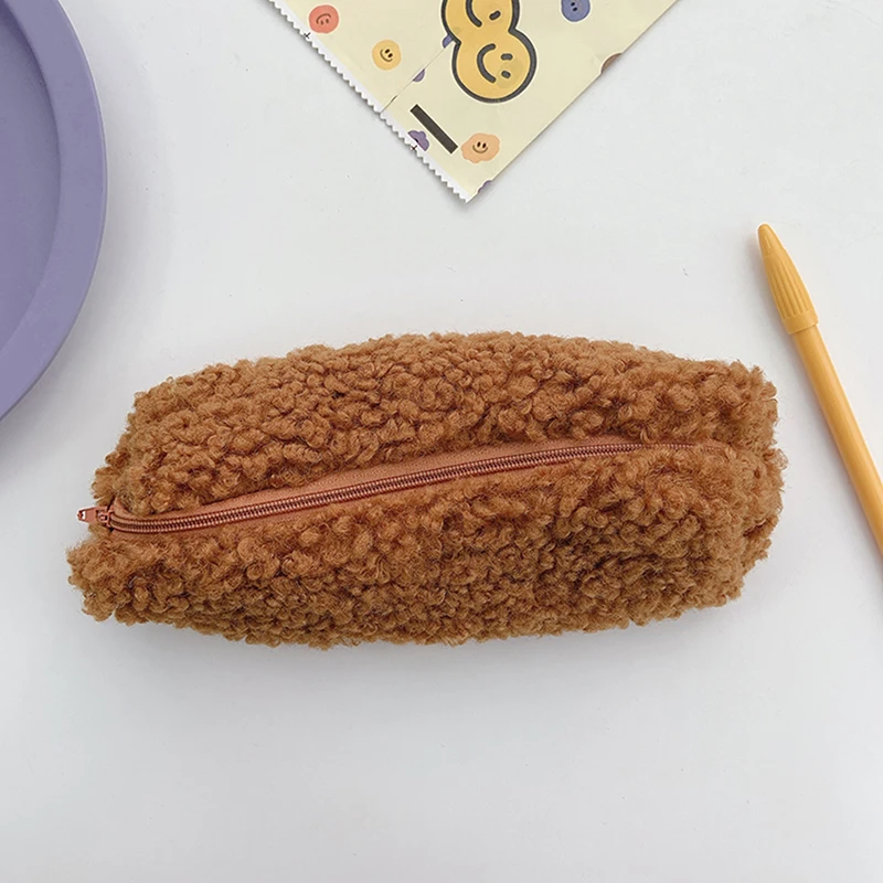 Корейский школьный Карандаш Чехол Kawaii милые плюшевые уголовного для мальчиков и