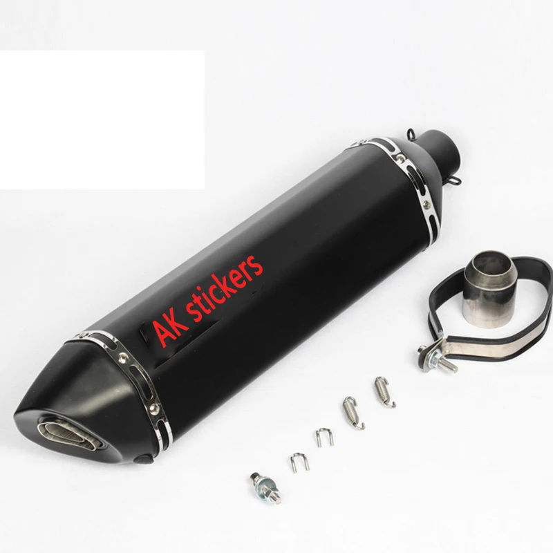 51 мм универсальный глушитель выхлопной трубы мотоцикла труба мото велосипед ямы
