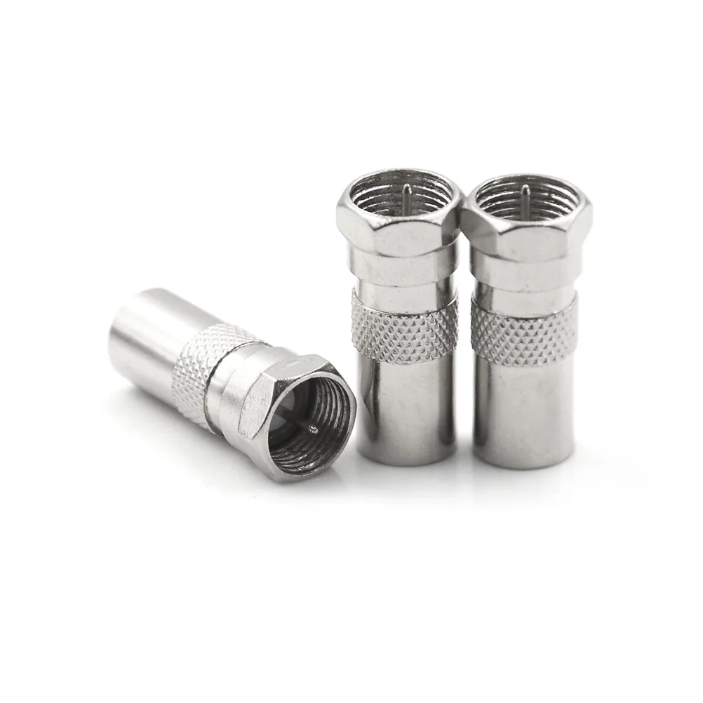 5 шт./лот F штекер к IEC DVB-T TV PAL прямой Коаксиальный RF адаптер разъем Jack |