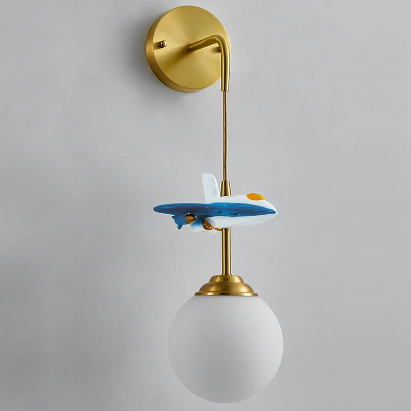 Настенный светильник для детской комнаты зеркальные светодиодные лампы декора