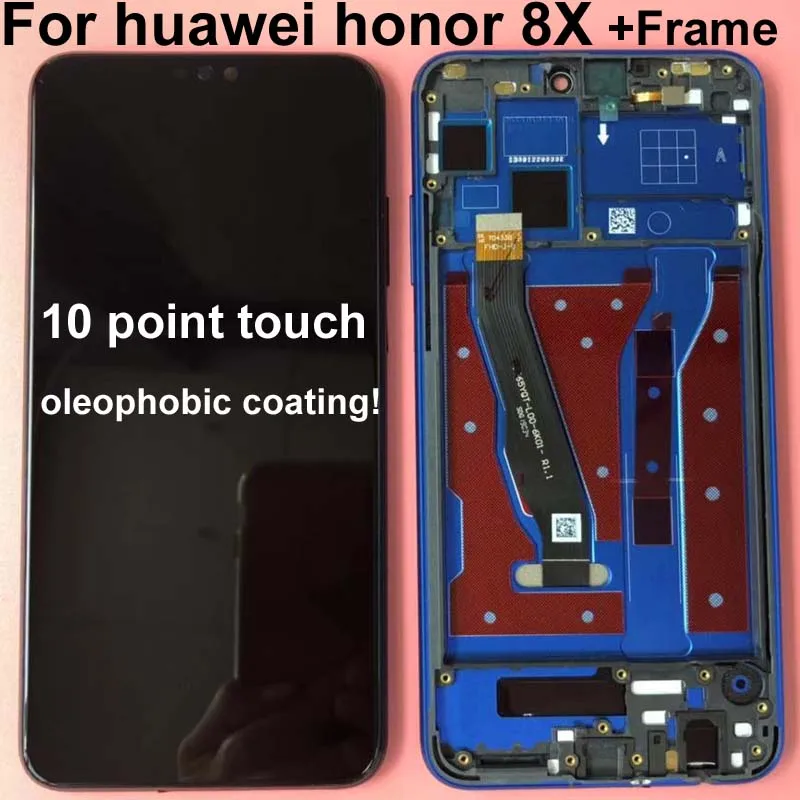 Оригинальный AAA LCD для Huawei Honor 8X JSN AL00 L22 Полный ЖК дисплей кодирующий