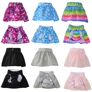 Colorful Dog Diapers Physiological Skirt Pants Hygienic Female Dog Shorts Soft Girl Dogs Pants Pets 