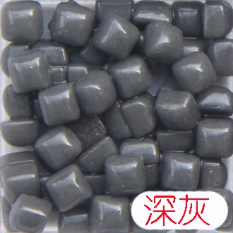 15 600 шт., мозаичная плитка Glary Jade, сделай сам, мозаичные камни, смешанные цвета, квадратные материалы для детей/детей, 0,58*0,58*0,4 см - Цвет: 15