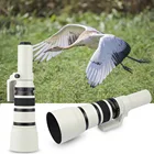 Объектив JINTU 500 мм F6,3 T-Mount Super Telephoto для цифровых зеркальных камер Nikon Canon Sony и макросъемки 43 без зеркала