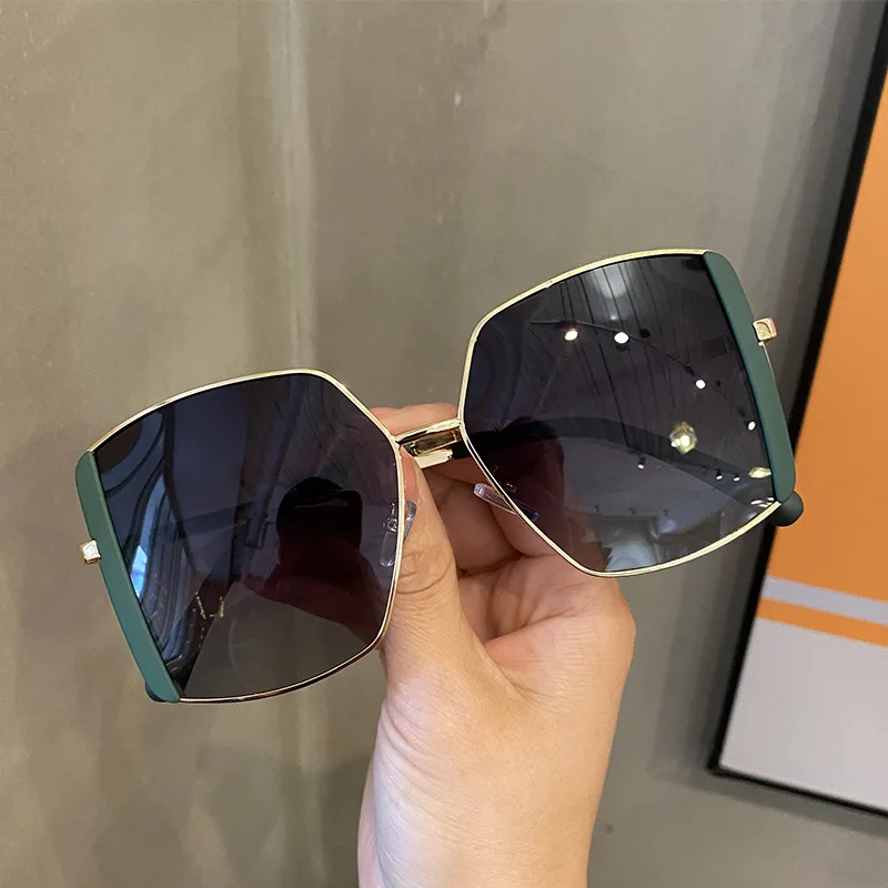 

New Women's Sunglasses Big Frame Vintage Men Women Brand Designer Sunglasses Fashion Retro Sun Protection Glasses UV400 Goggles