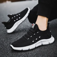 mens shoes 2021 summer new fashion casual sports shoes breathable running shoes soft sole comfortable mens mesh cloth shoes 30