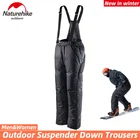 Зимние Пуховые штаны Naturehike, 90% белый гусиный пух, 700FP, утепленные Сверхлегкие Водонепроницаемые теплые штаны для кемпинга