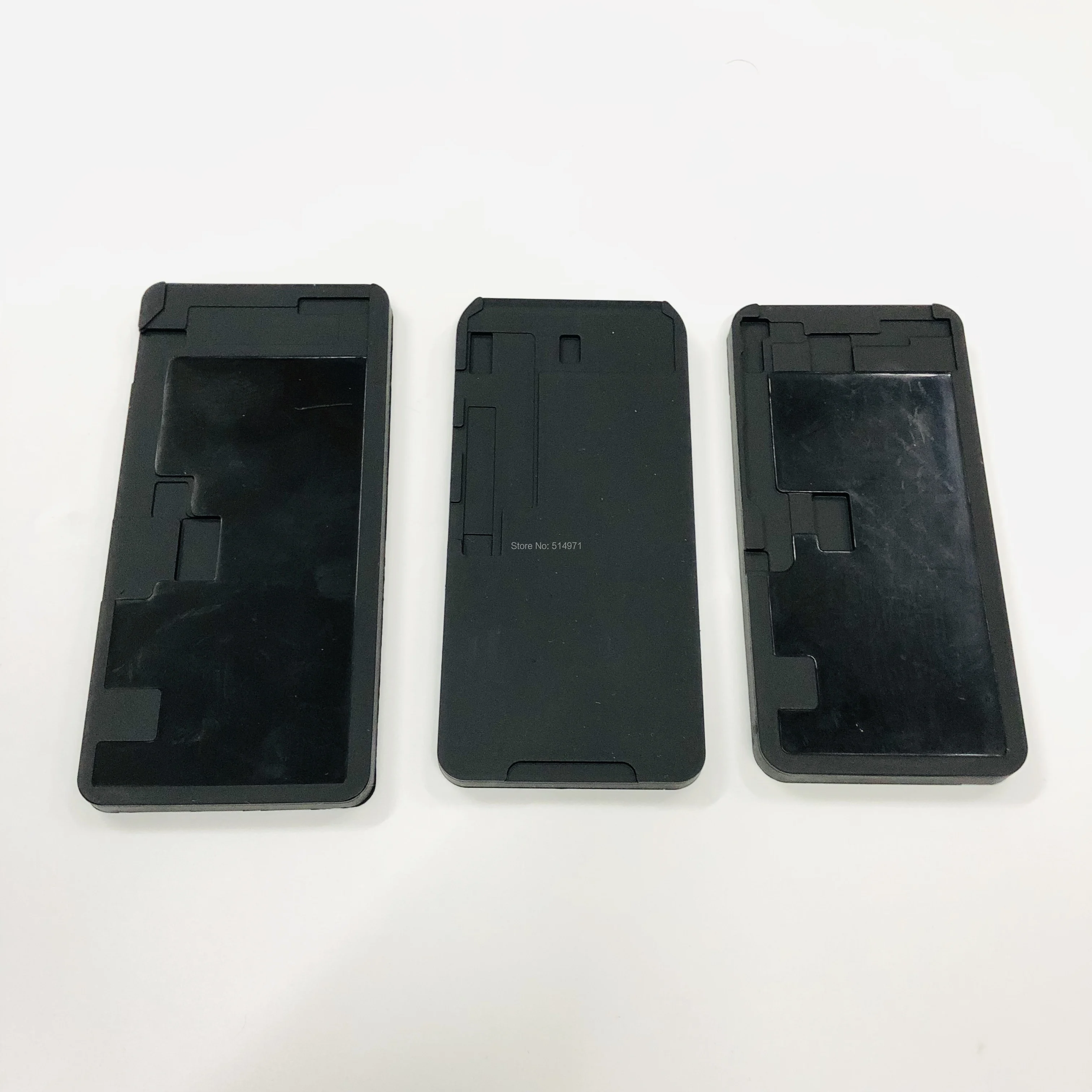 Черный резиновый коврик с пространством для iPhone 11 pro X XS Max 7 8 6 6S Plus гибким кабелем