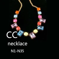 n1 n35 double c big brand necklace sweater chain copper alloy high quality fashion same style european style hot sale