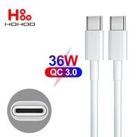 usb c to usb type c cable for huawei pd fast charger cord usb c type c cable for xiaomi 10 pro samsung s20 macbook x pro 13 ipad