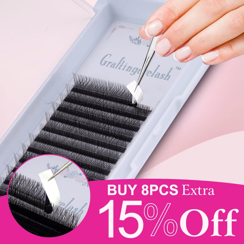 DORADOSUN YY Индивидуальные ресницы 12 Ряд объемные вееры накладные 8 14 мм