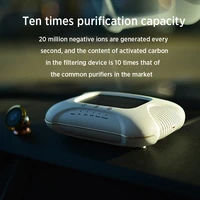solar air purifier intelligent negative ion aroma air cleaner lonizer air humidifier aromatherapy device formaldehyde removal