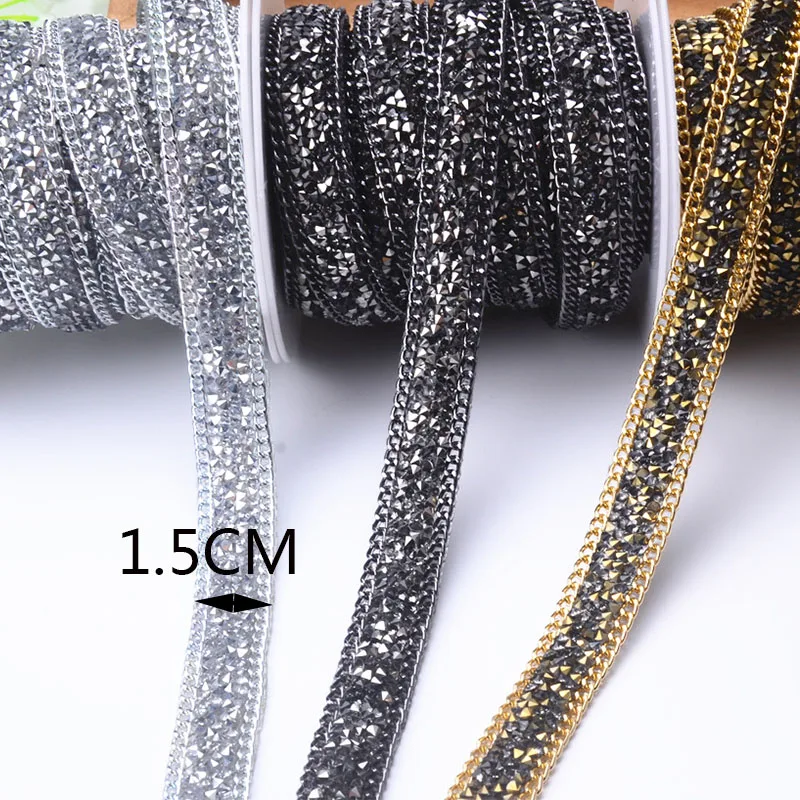 15 мм стразы цепочка кружево отделка железо на обуви заколка для волос платье