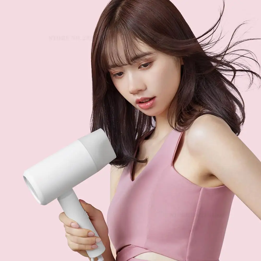 Портативный фен для волос Xiaomi Mijia с отрицательными ионами уход за волосами
