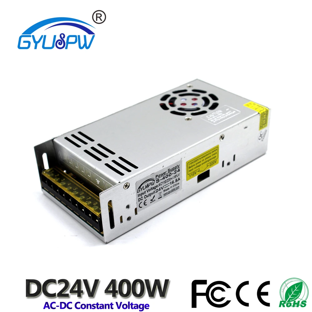 Одиночный выходной источник питания DC24V 12W 24W 48W 60W 120W 200W 250W 300W 400W 500W 600W 720W 800W 1000W 1200W
