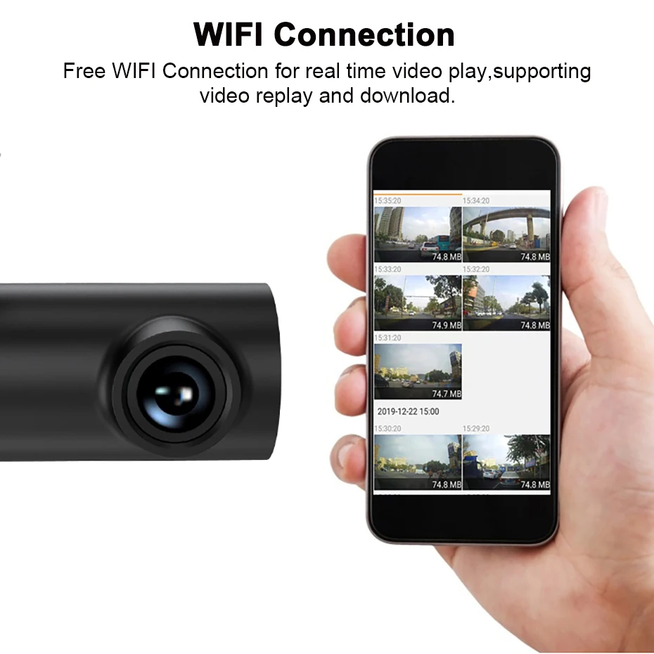 WHEXUNE Wi Fi Видеорегистраторы для автомобилей Камера Sony IMX 307 видеорегистратор с