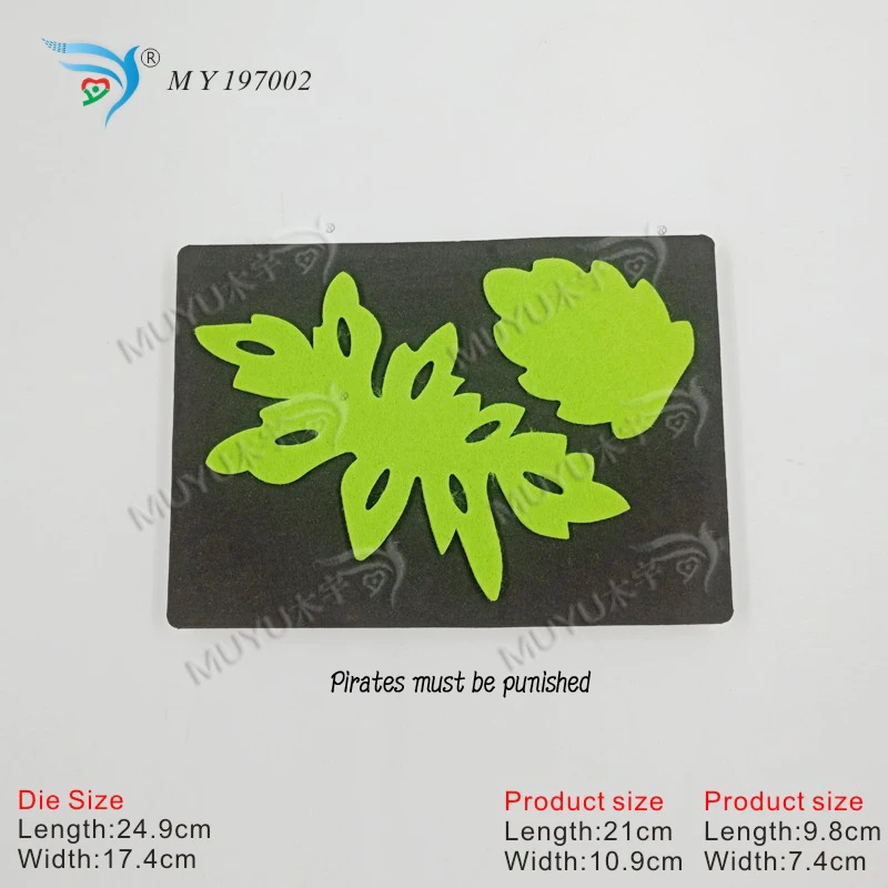 Leaf my197002 muyu cutting die- new wooden mould cutting dies for scrapbooking Thickness-15.8mm