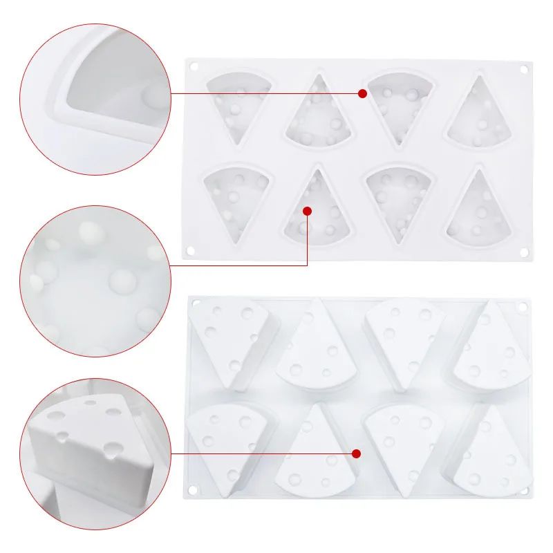 Форма для сыра силиконовая форма 3D торта формы шоколада пекарни инструменты