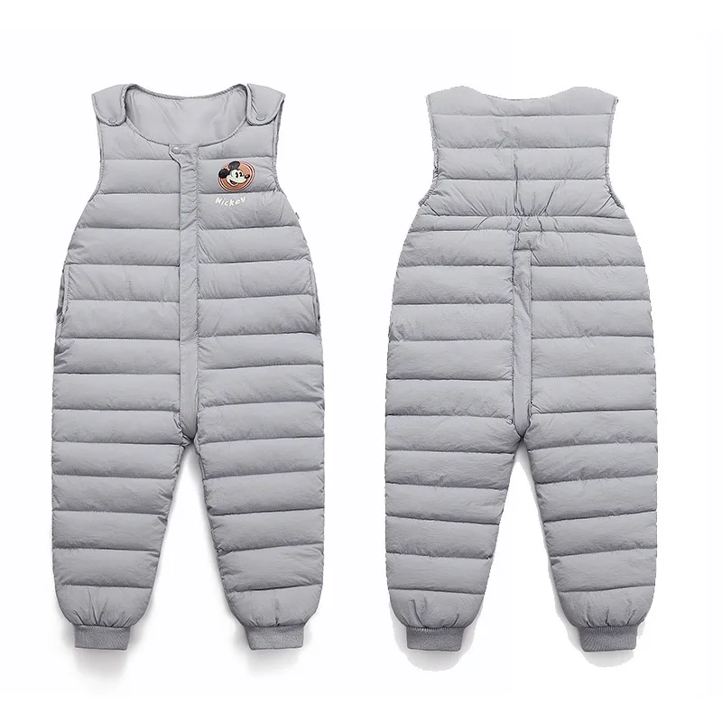 Детская одежда с дизайном Микки для мальчиков и девочек 2020 зимний комбинезон