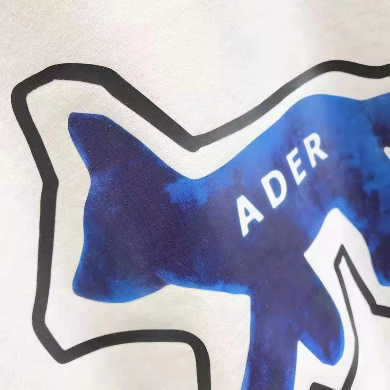 

Oversize Fox Graffiti Printing Boxy Ader Error T shirt 2021 Men Women Casual 1:1 High Quality Young Style ADER ERROR Tops Tee