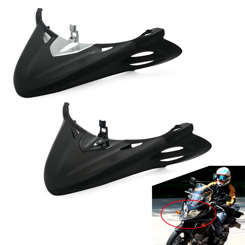 

Motorcycle Front Fender Beak Wheel Cover For Suzuki DL650 Vstrom 2012 2013 2014 2015 2016 2017 V-strom DL 650 ADV V Strom Black