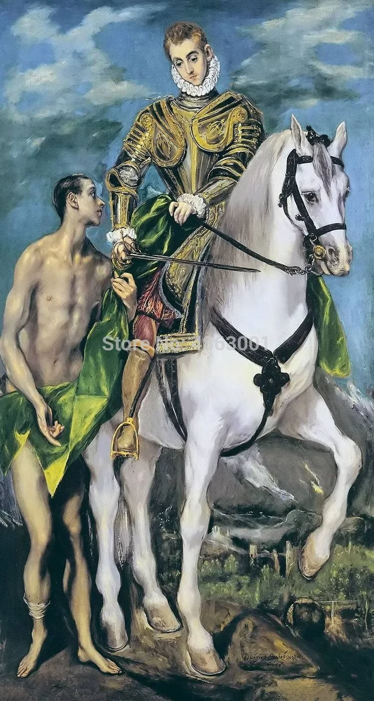 Алмазная 5D мозаика Сен Мартин и нищего картина сделай сам из квадратных круглых