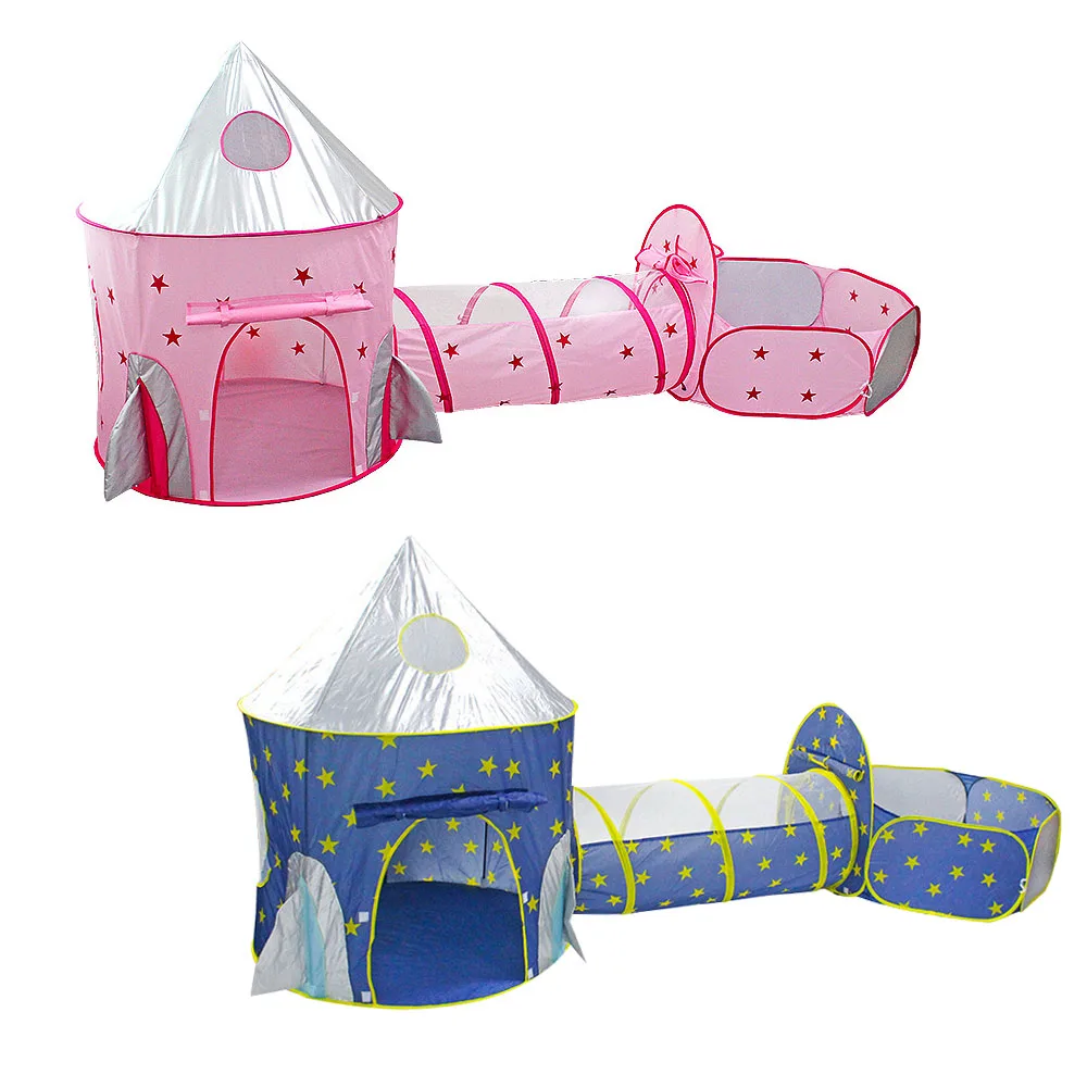 3 шт./компл. детская палатка космический корабль портативная Tipi Wigwam игровой домик
