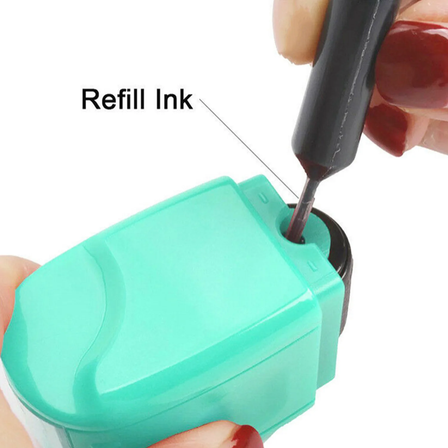 Refillable Wide Identity Protection Theft Security Stamp Roller Self Covering with 3 Ink Refills for Envelopes Package Pro | Канцтовары