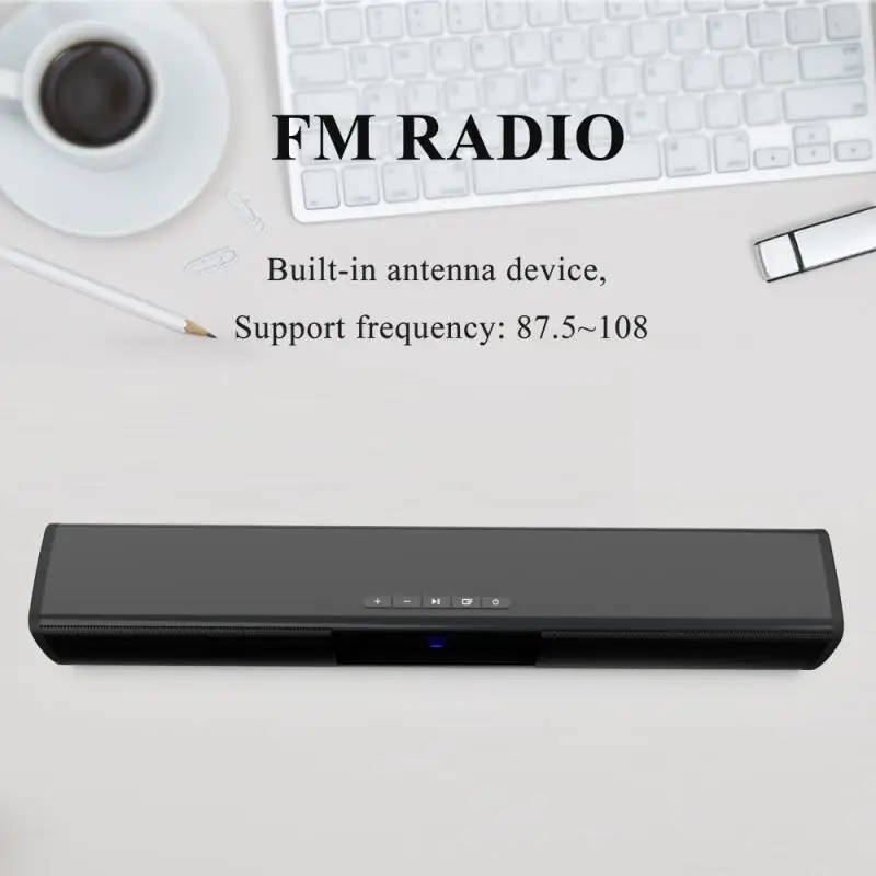 Звуковая панель для телевизора беспроводной динамик Bluetooth 5 0 сабвуфер домашняя