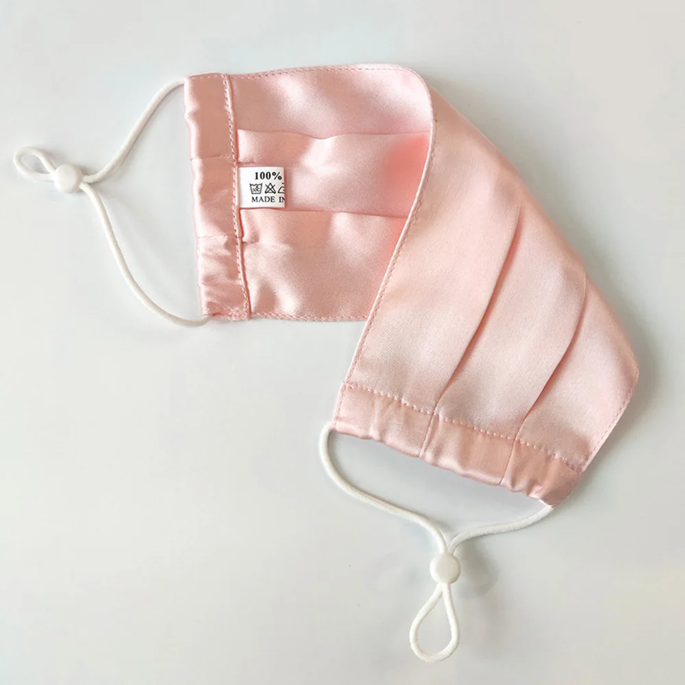 100% шелк тутового шелкопряда маска для лица с изображением рта покрытие мужчин и