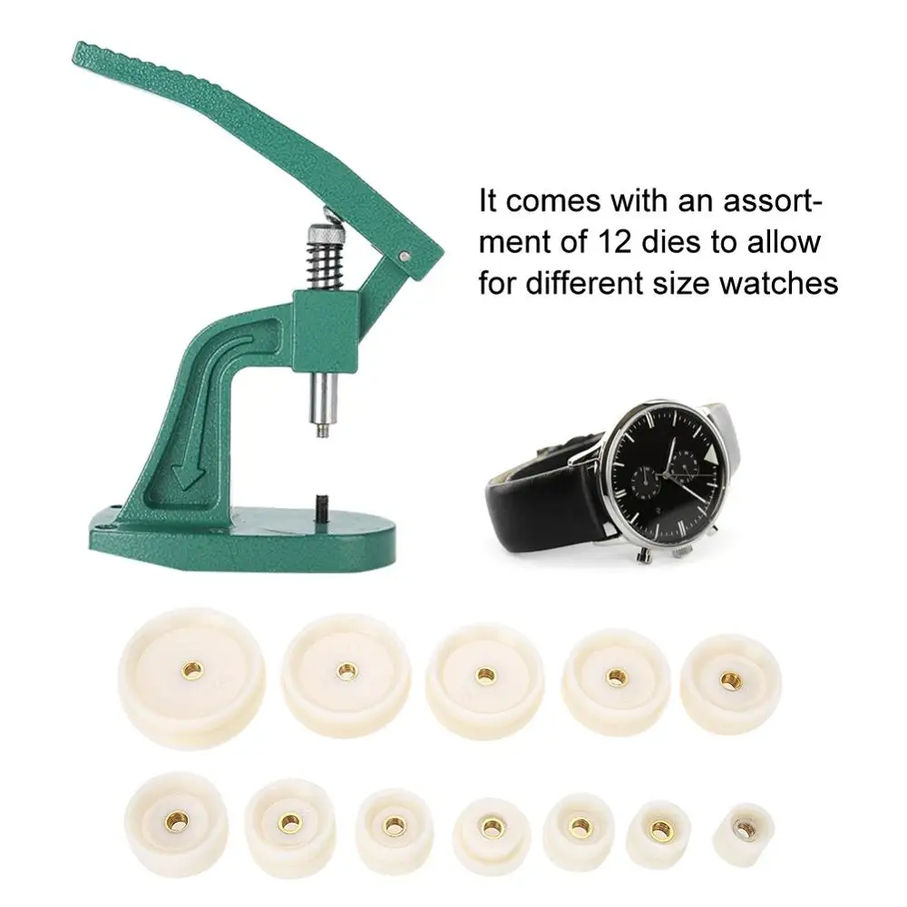 Инструмент для прессования часов 12 штампов чехол с кристаллами на передней и