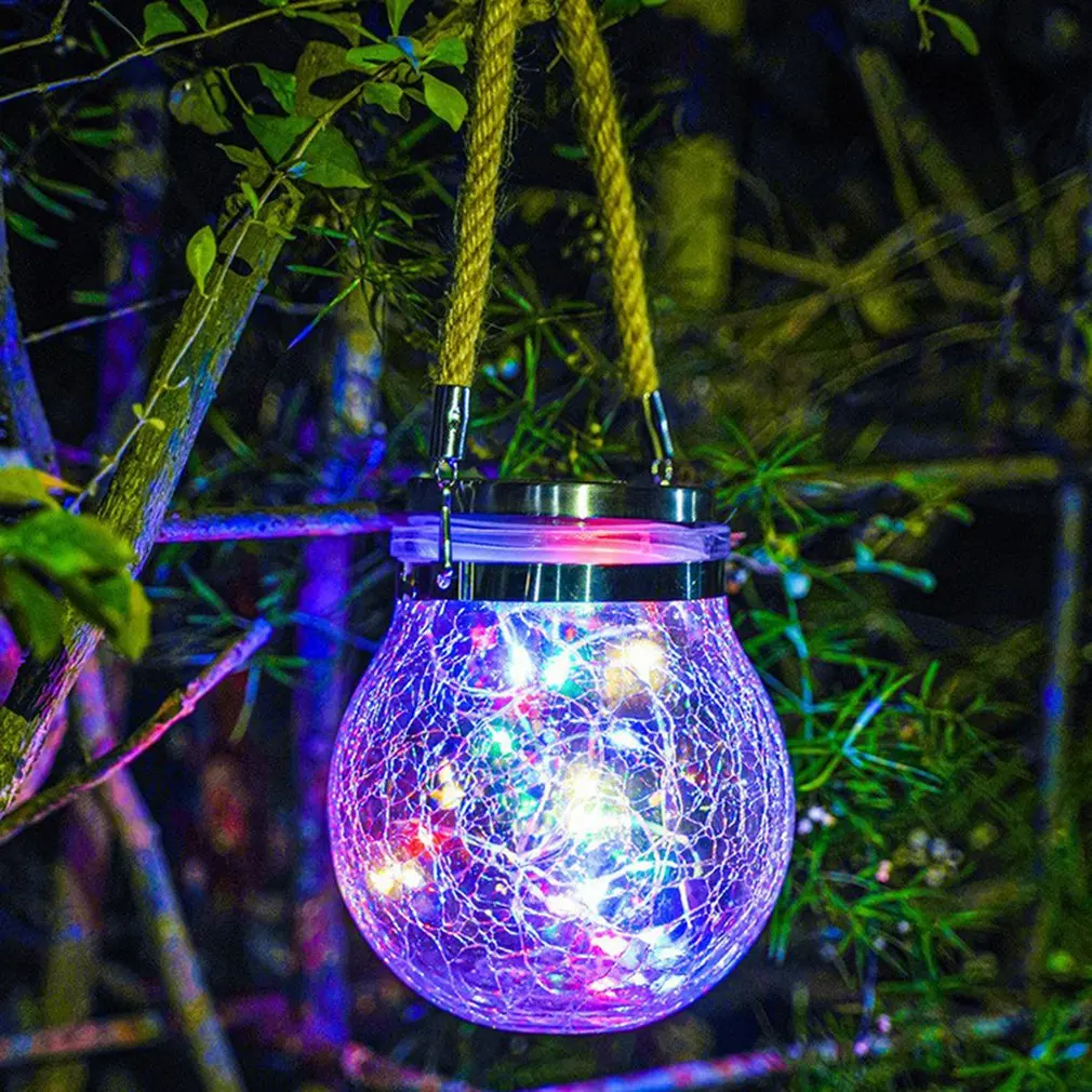 

Ball Solar Light Outdoors Led Solar Power Light Waterproof Round/Square Balcony Holiday Lighting for Garden Decoration