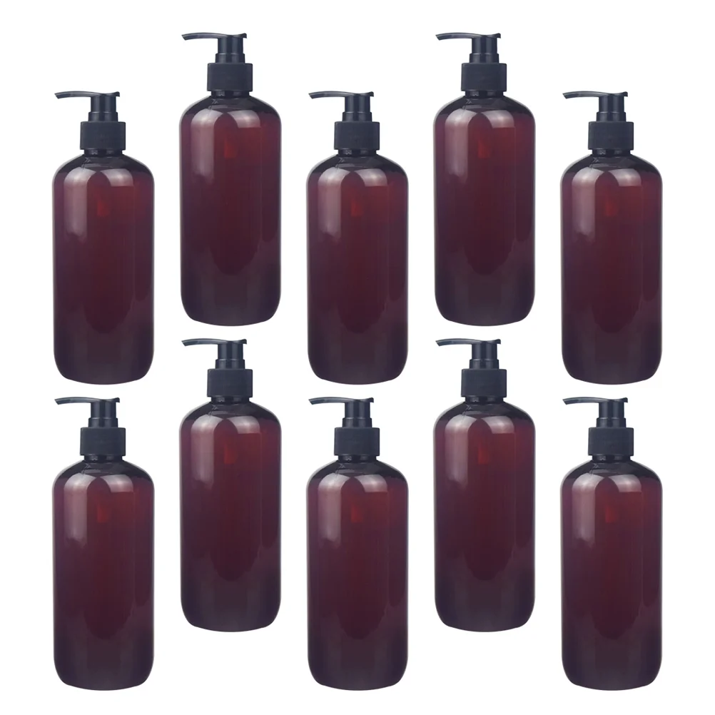 

10pcs Refillable Hand Soap Dispenser Kitchen Bathroom 500ml Shampoo Dispenser