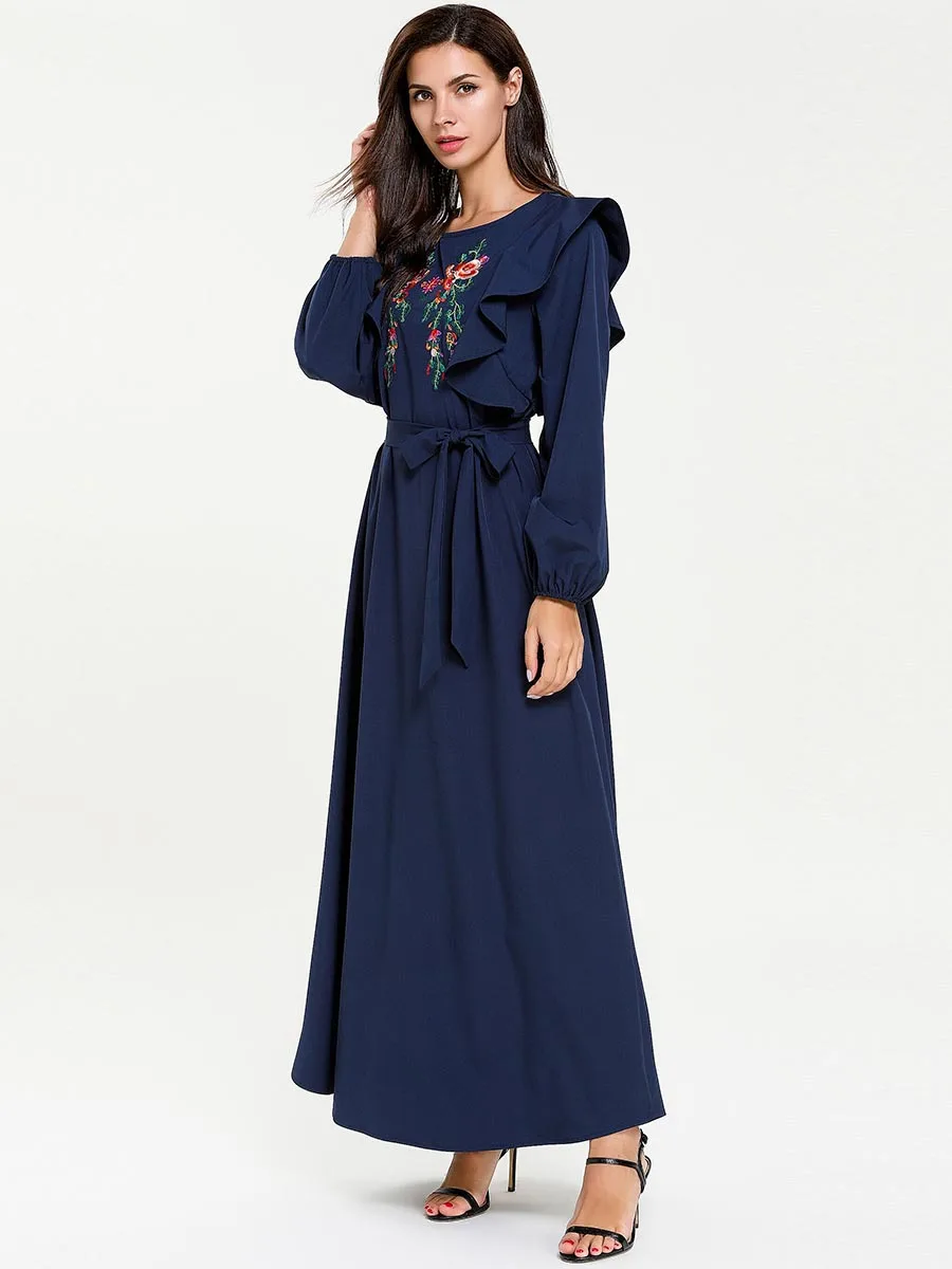 Женское платье Кафтан Abaya турецкое Бангладеш Марокканское арабское