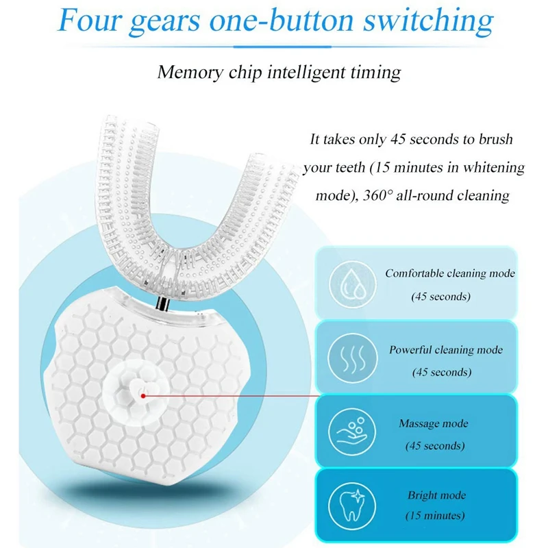 Полностью автоматическая электрическая зубная щетка с переменной частотой 360