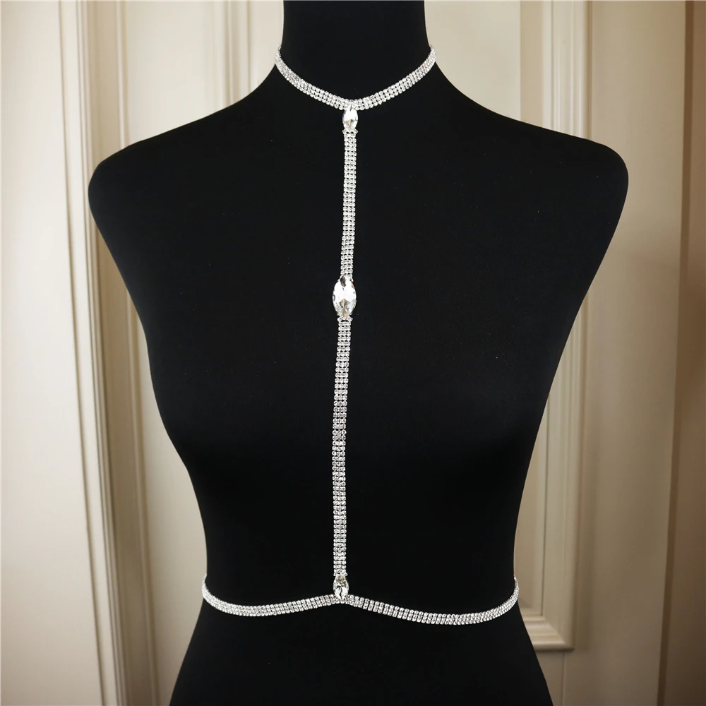 Женский бюстгальтер в стиле бохо с цепочкой на грудь | Украшения и аксессуары