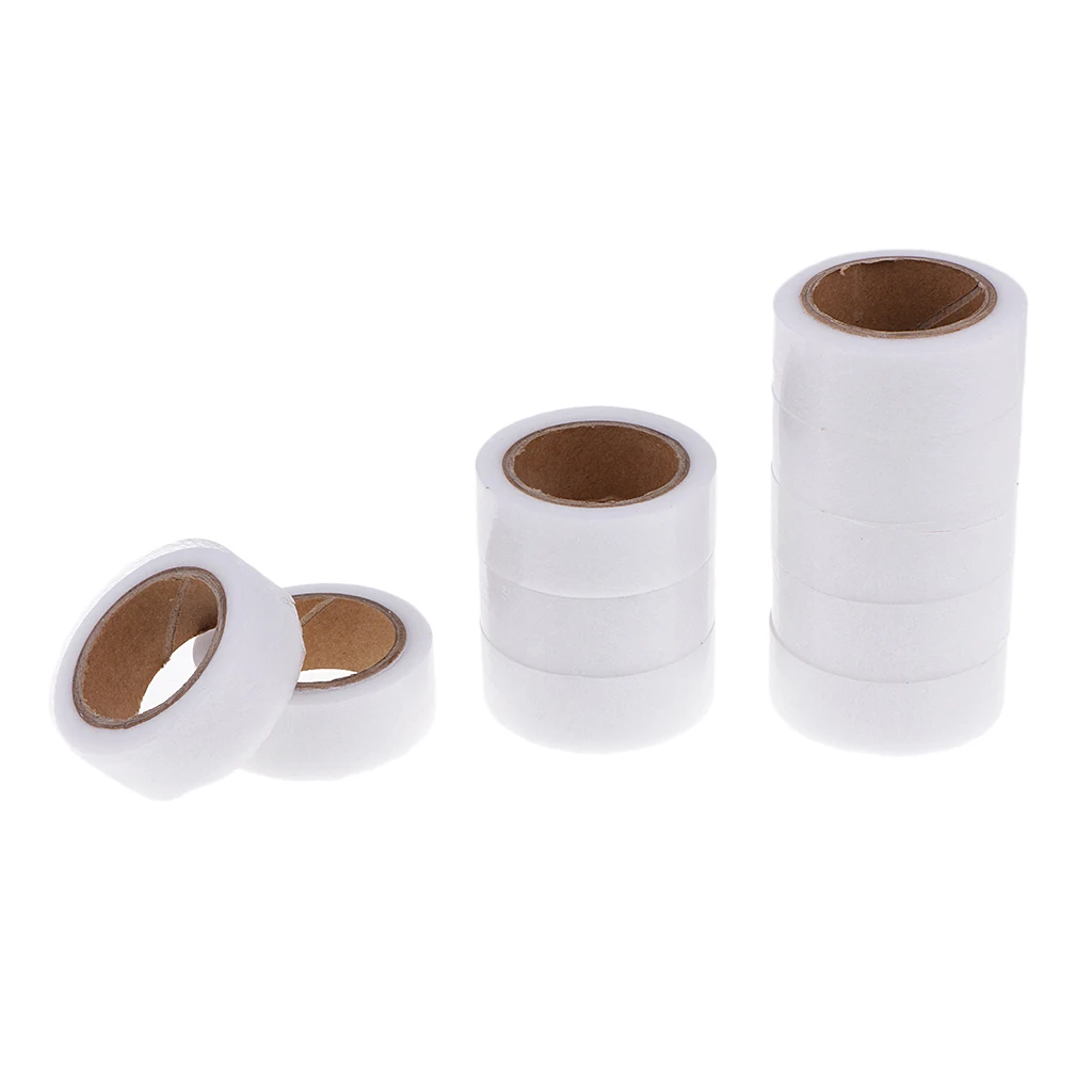 10 рулонов 2 см утюжок на клейкой веб ленте швейная ткань ворсистая лента клейкая