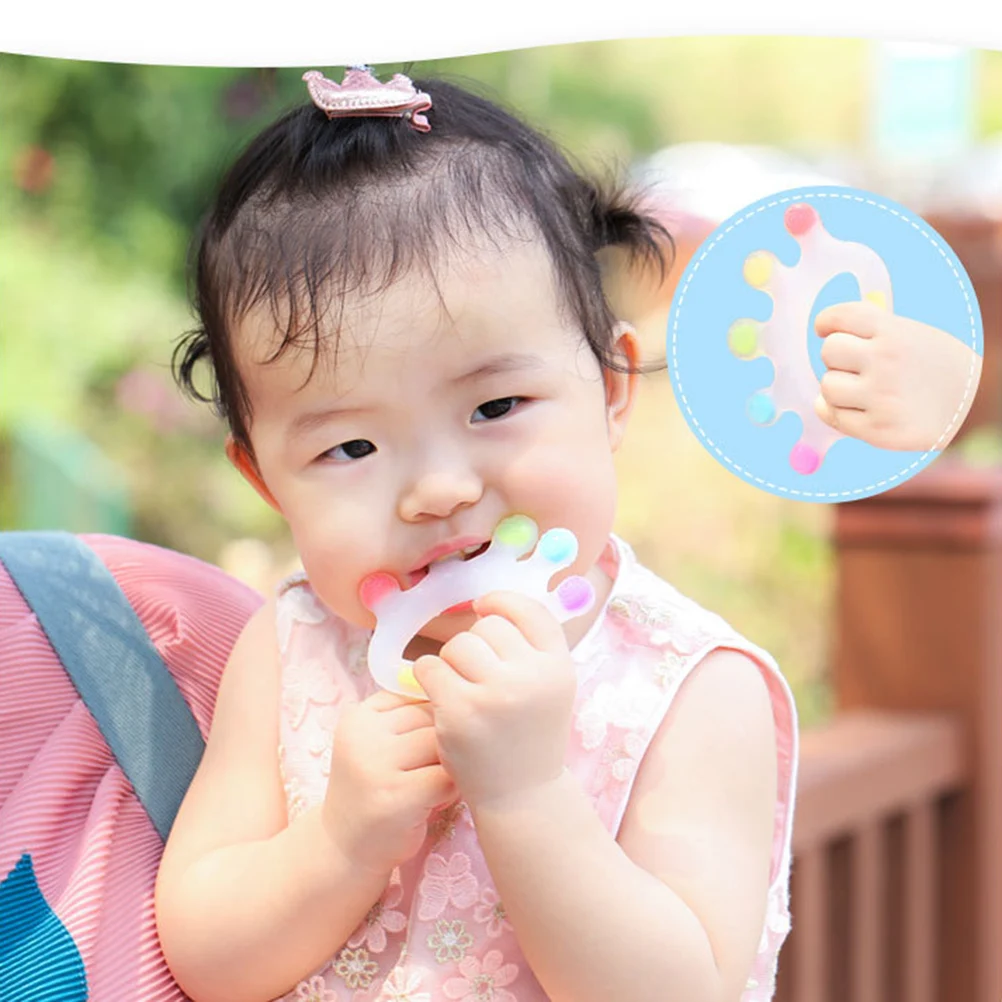 Детский Прорезыватель для зубов из пищевого силикона игрушки с молярными