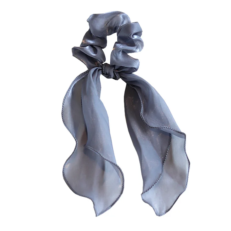 

Lace Girl Bowknot Rubber Band Hair Accessories Fashion Casual Princess Cute Wind Tassel Ribbon Rubber Band Hair Rope New 2021