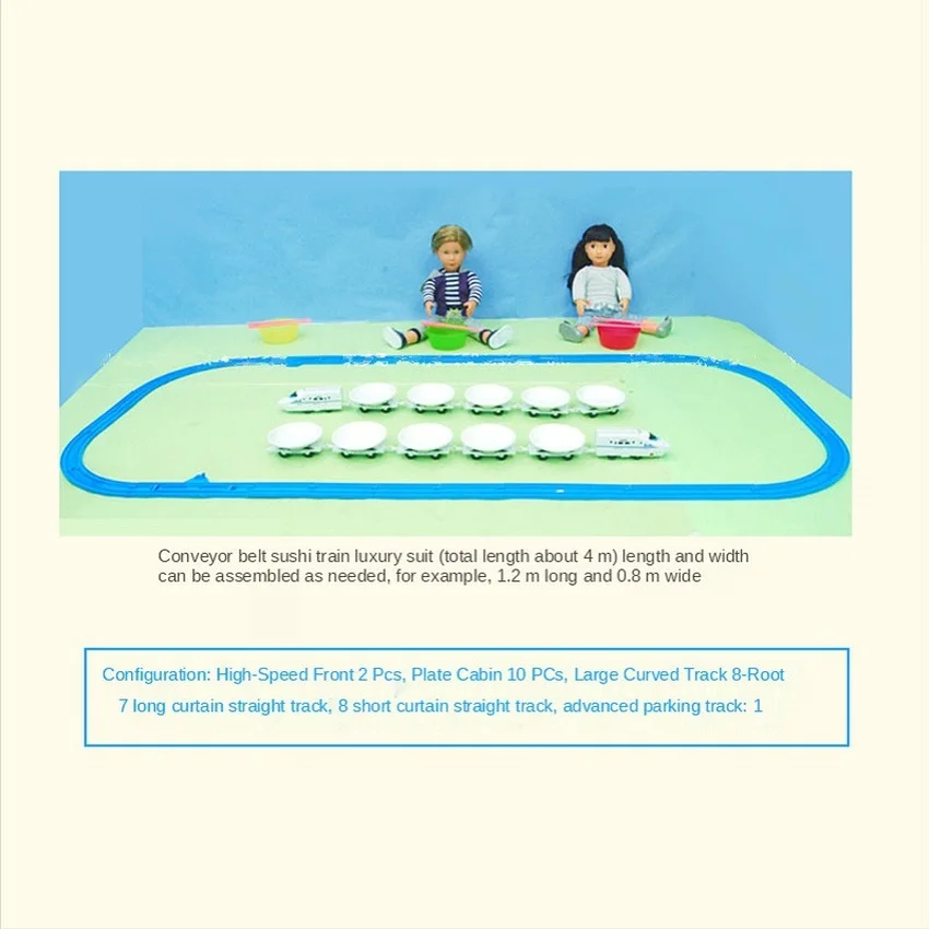 Мини конвейерная лента для суши игрушечный поезд электрическая дорожка
