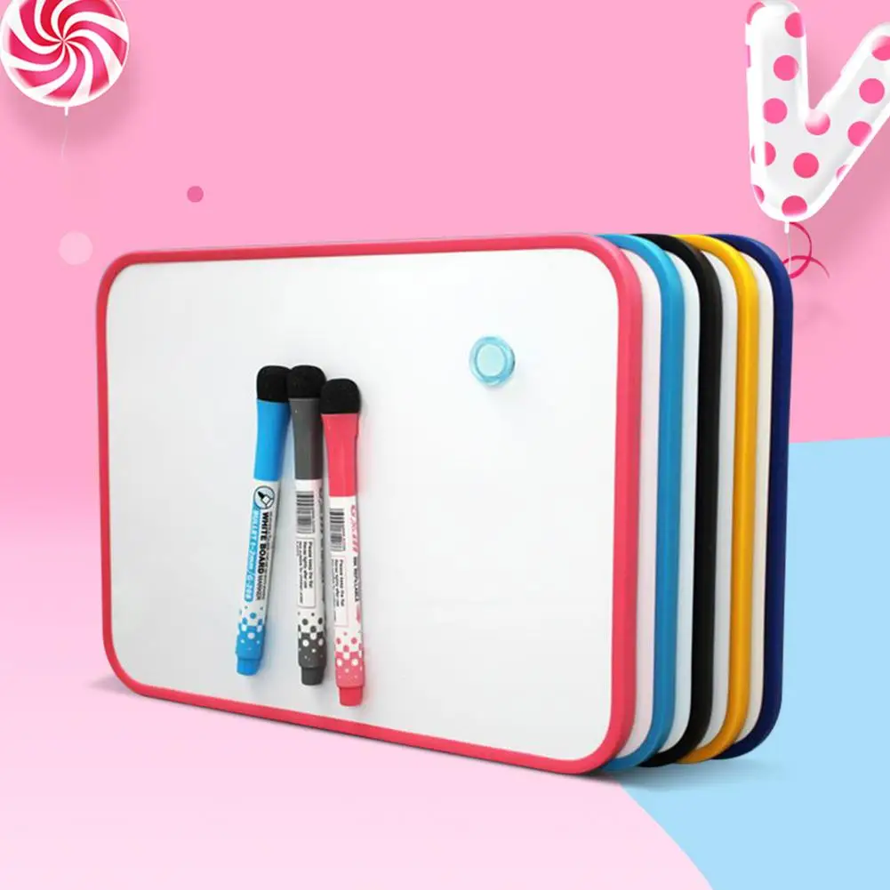 Белая магнитная доска для вытирания обучающая игрушка 30*45 см мини-доска