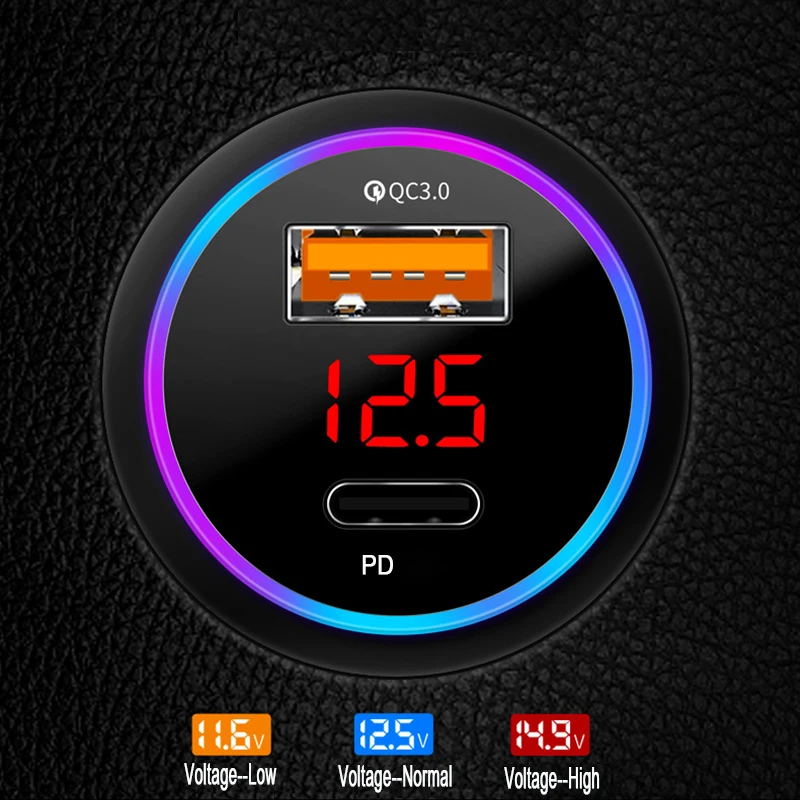 36W USB Fast Charging car charger PD Type C QC4.0 QC3.0 Wall Chargers For iPhone 12 Pro Max Macbook Xiaomi Quick Charger | Мобильные