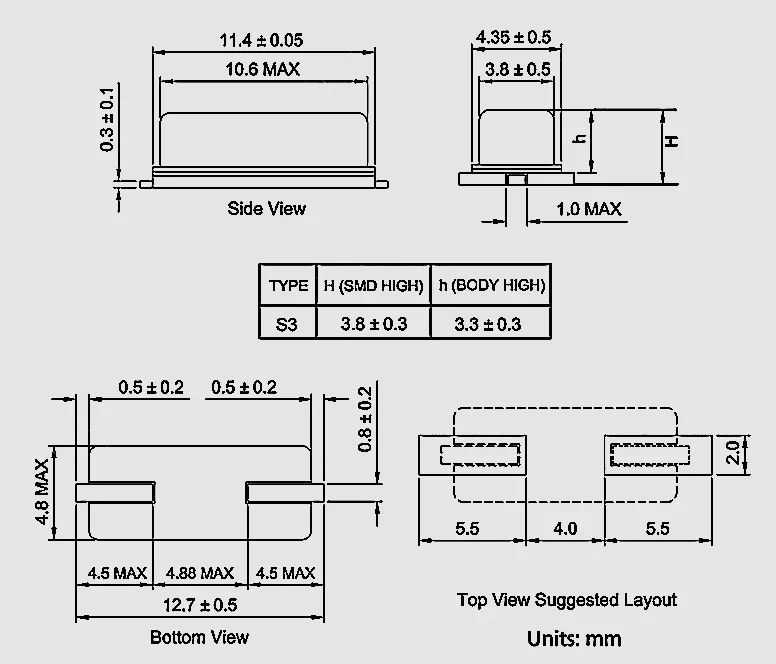 10pcs 6.000MHZ Passive chip crystal oscillator HC-49SMD 49SMD 6M 6MHZ SMD SMD-2 | Oscillators