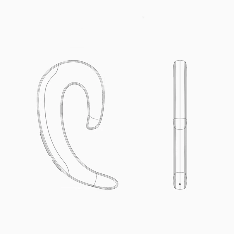 Беспроводные наушники с костной проводимостью беспроводные Bluetooth 4 2 Спортивная