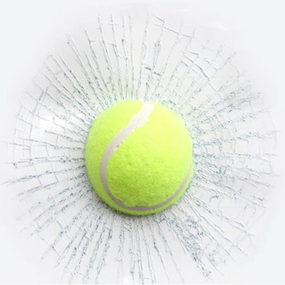 Забавный Авто кузова автомобиля Бейсбол Футбол теннис стерео сломанные Стекло 3D