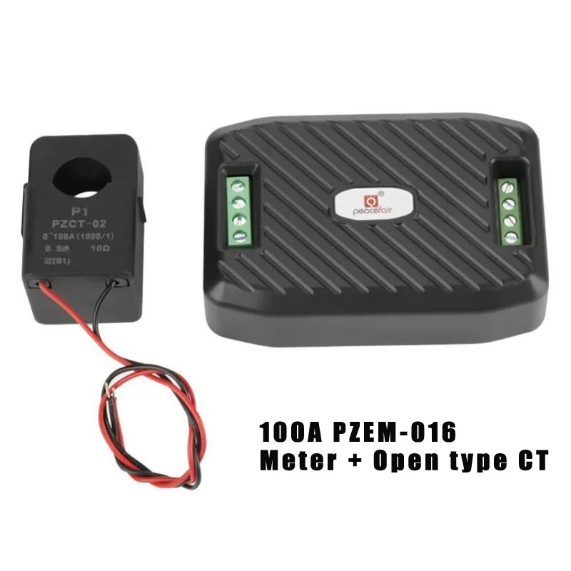 Многофункциональный 10 А/100 А измеритель напряжения тока Частота питания активная