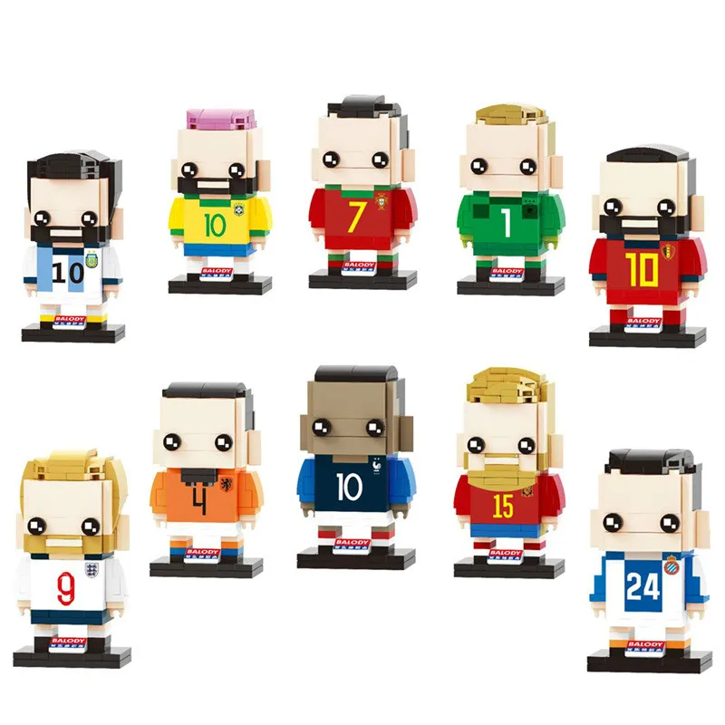 Мини кубики Футбольная игрушка Белоснежка кукла принцессы персонаж девочки
